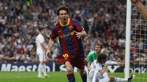 Lionel Messi's 2011 wondergoal at the Santiago Bernabeu