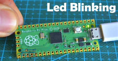 Raspberry Pi Pico Onboard led Blinking Example - Electronic Clinic