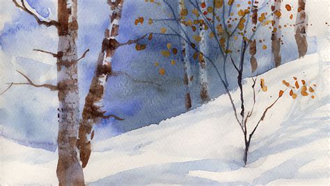 Tips for painting winter landscapes with watercolor - DANIEL SMITH Artists’ Materials