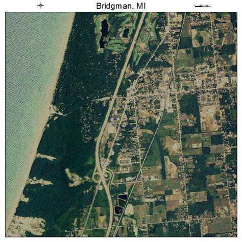 Aerial Photography Map of Bridgman, MI Michigan