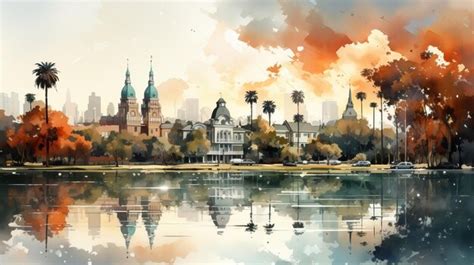 Premium Vector | Vector art realistic 3d country metropolis sunset on white background eps ...