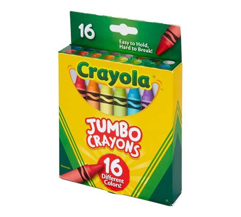 Crayola Jumbo Crayons for Toddlers, Coloring Supplies, 16ct | Crayola