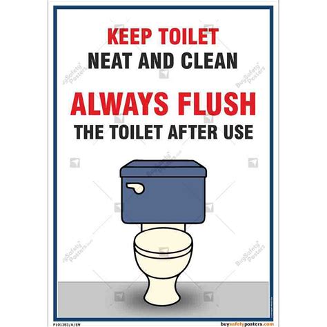 Clean Toilet Posters