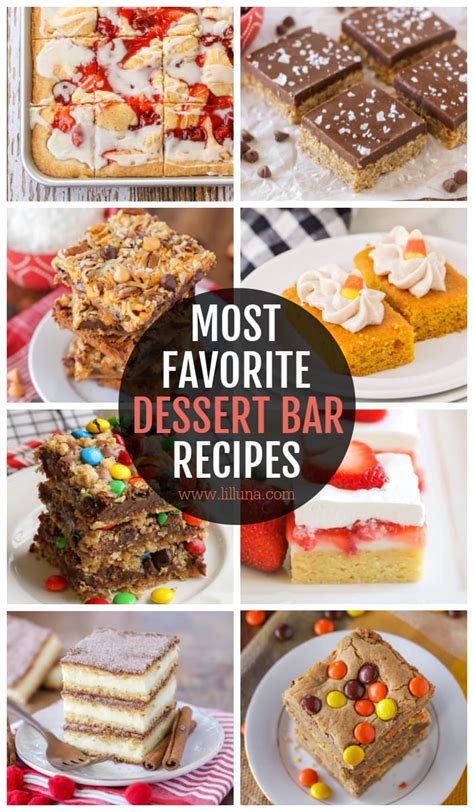 Actualizar 34+ imagen dessert bar recipes - Abzlocal.mx