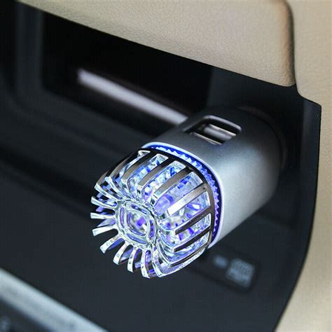 2 In 1 Car Dual Usb Fresh Air Ionic Purifier – benzbag