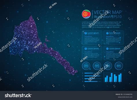 Eritrea Map Infographics Template Diagram Graph Stock Vector (Royalty ...