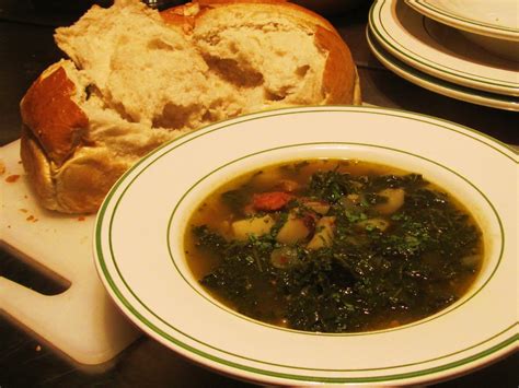 Mama Ozzy's Table: Portuguese Kale and Chorizo Soup