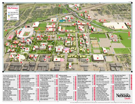 University of Nebraska - Lincoln Map - Lincoln Nebraska • mappery