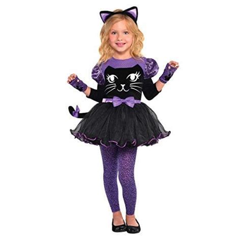 Girls Miss Meow Cat Costume - Toddler (3-4) - Walmart.com - Walmart.com