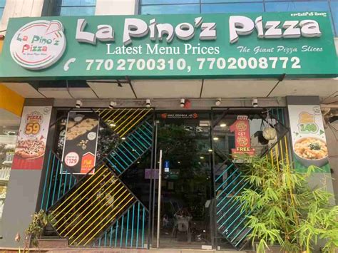 La Pino'z Pizza Menu Prices - Fresh Menu Prices