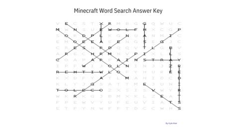 Minecraft Word Search – The Bridge