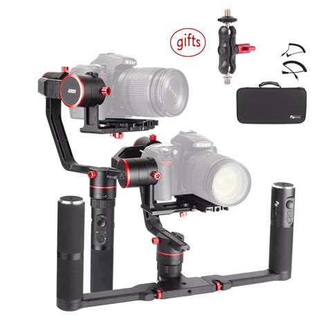 Feiyu Tech Feiyu a2000 3 Axis Gimbal +Dual Handle Stabilizer for Canon 5D Series,for SONY A7 ...