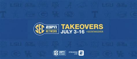 ESPN reveals schedule for upcoming SEC Network Takeover