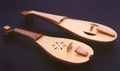 Rebec This instrument was pear shaped and usually had just four strings. It was played with a ...