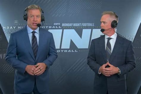 ESPN's Troy Aikman and Joe Buck shine during Eagles-Vikings on ‘Monday ...