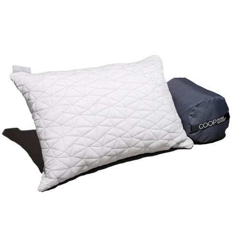 coop-home-goods - Coop Home Goods -Shredded Memory Foam Camping and Travel Pillow- 19" x 14 ...