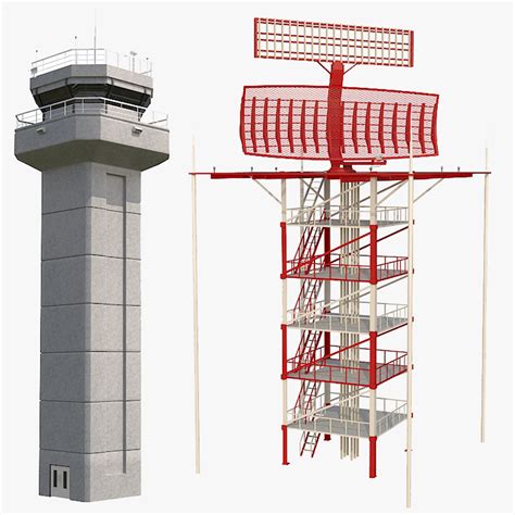 Air Traffic Control Tower 3D Model $49 - .3ds .fbx .max - Free3D