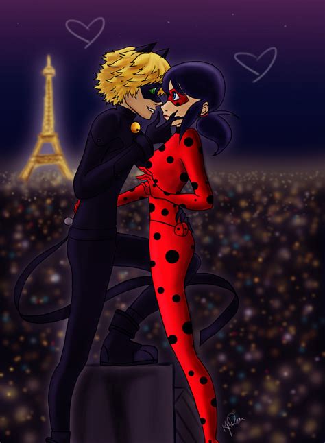 Ladybug and Chat Noir - Miraculous Ladybug Fan Art (39740739) - Fanpop