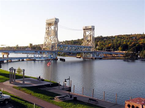 Lift Bridge between Houghton and Hancock, Michigan | Flickr