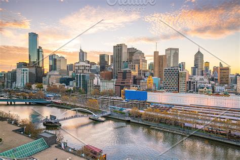 Melbourne city skyline at twilight featuring melbourne, skyline, and city | High-Quality ...