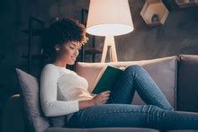 Reading At Night Free Stock Photo - Public Domain Pictures