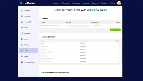 Jotform API