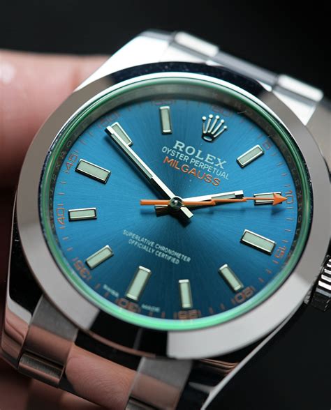 Rolex Milgauss Z Blue UNWORN 116400GV - Ticking Way