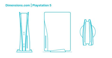 PlayStation 5 Dimensions & Drawings | Dimensions.com