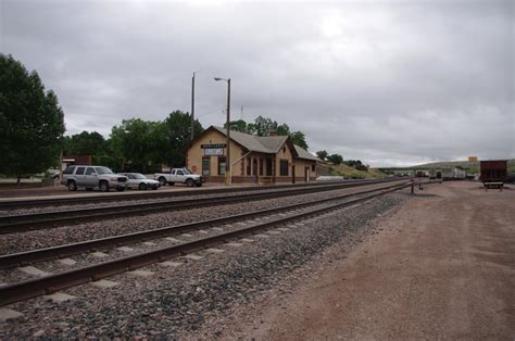 Railhead: Newcastle Train Station, Newcastle Wyoming.