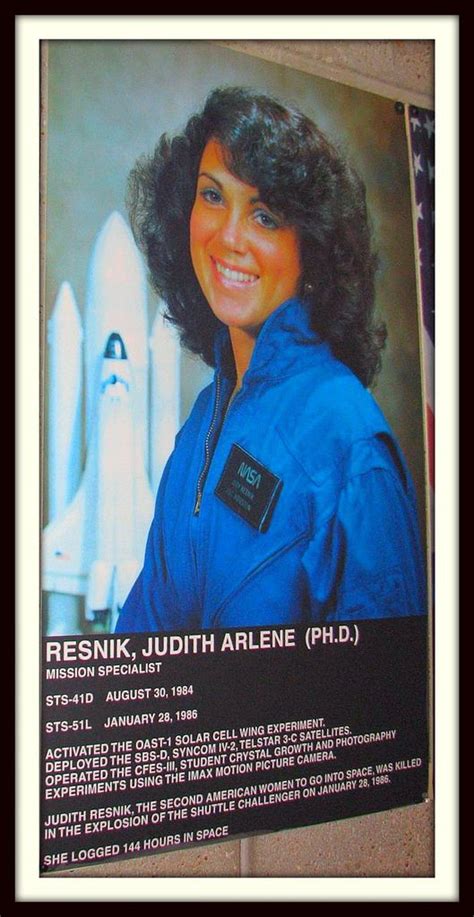 Judith Arleen Resnik ~Space Shuttle Challenger