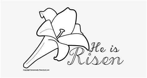 He Is Risen Clip Art Black And White - He Is Risen Clipart PNG Image | Transparent PNG Free ...