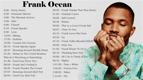 Best Of Frank Ocean All Time - Frank Ocean Greatest Hits - Frank Ocean ...