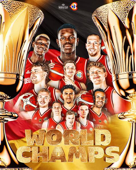 Germany are the FIBA World Championship Champions! : r/germany