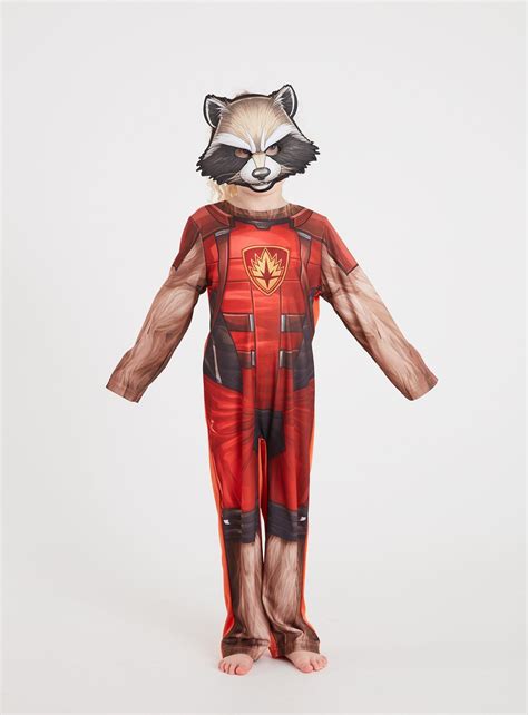 Buy Marvel Guardians Of The Galaxy Rocket Raccoon Costume - 5-6 | Kids fancy dress costumes ...