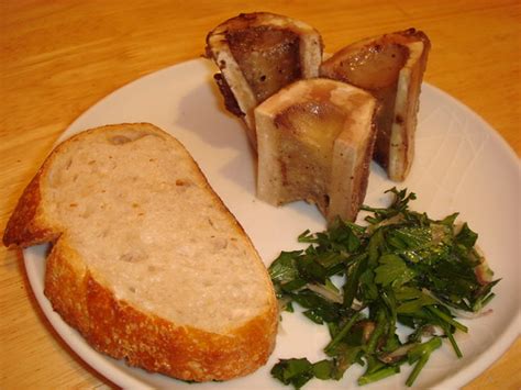 Roasted Marrow Bones and Parsley Salad (Recipe)