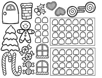 paper bag gingerbread house free printable - allblackcheckeredvans