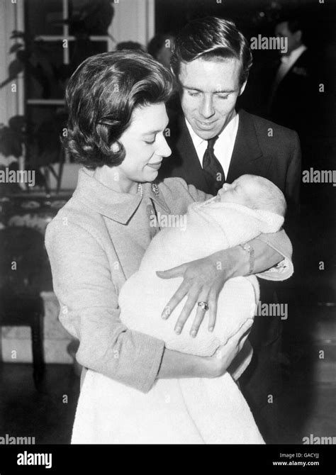 Royalty - Princess Margaret with Son, Viscount Linley Stock Photo - Alamy