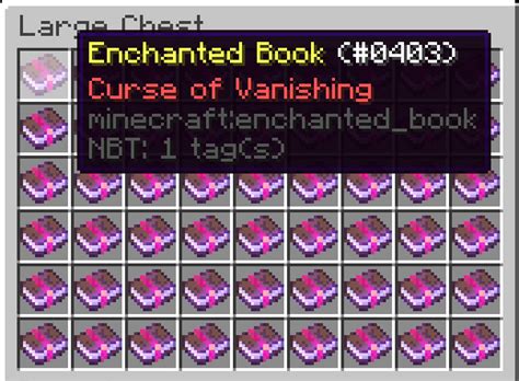 [AUCTION] DC of Curse of Binding and Curse of Vanishing | Empire Minecraft