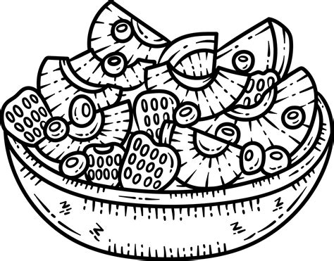 Fruit Salad Coloring Pages