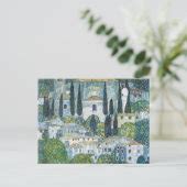 Green Nature Architecture | Gustav Klimt Postcard | Zazzle