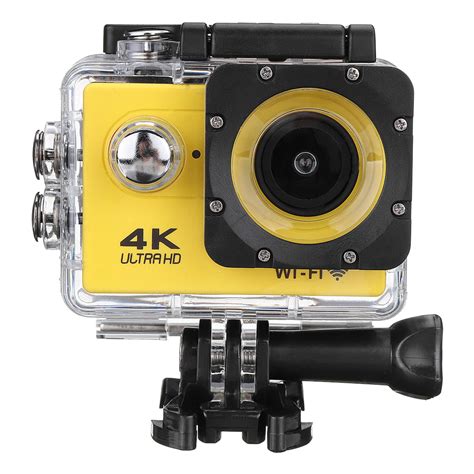 4K Action Camera WiFi Sports Camera Ultra HD 30M 170 Wide Angle Waterproof DV Camcorder with EIS ...