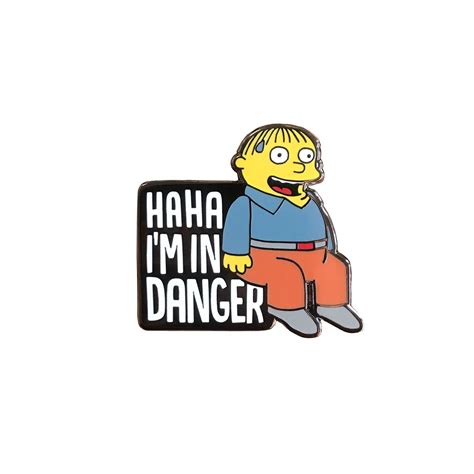 I'm in Danger Ralph Wiggum Hard Enamel Pin - Etsy Canada