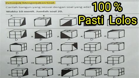 Soal Psikotes Gambar Kubus – pulp