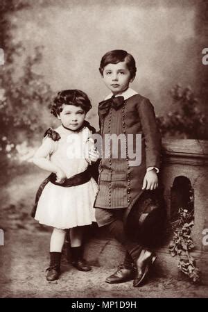 albert einstein with sister maja Stock Photo - Alamy