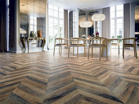 Chevron Tile: Herringbone Wood Look Tile Floor