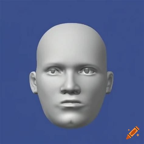 3d reconstructions from computational algorithms showcasing manipulated faces on Craiyon