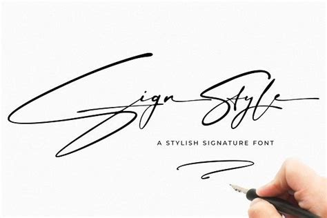 Sign Style | Signature font | Signature fonts, Sign fonts, Unique fonts