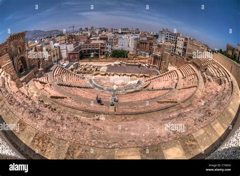 The roman theatre of carthago nova hi-res stock photography and images ...