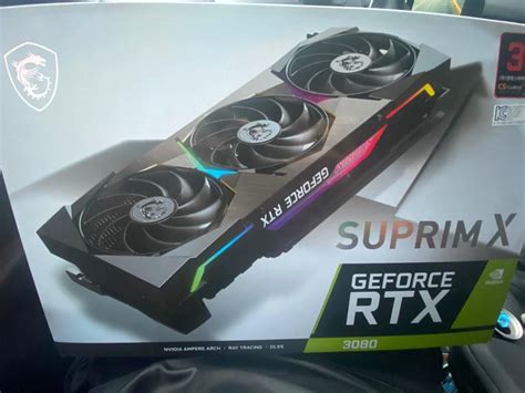 RTX 3080 MSI Suprim X, Computers & Tech, Parts & Accessories, Computer Parts on Carousell