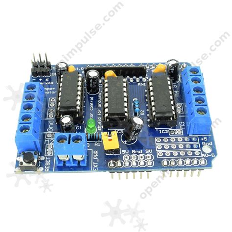 XYGStudy Motor Control Shield with Dual H-Bridge Driver L293D ...